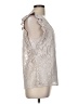 David Lerner Ivory Sleeveless Blouse Size M - photo 4