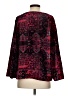 Soft Surroundings 100% Polyester Burgundy Long Sleeve Blouse Size XS - photo 2