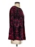 Soft Surroundings 100% Polyester Burgundy Long Sleeve Blouse Size XS - photo 4