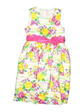 strapless open back dress American Princess Pink & Cream Rose Petals Detail Older Girls Dress –  Stockpoint Apparel Outlet
