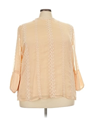 A Dip of Darling 3/4 Sleeve Blouse (view 1)
