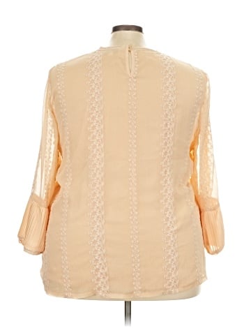 A Dip of Darling 3/4 Sleeve Blouse (view 2)