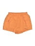 Girlfriend Collective 100% Polyester Solid Orange Athletic Shorts Size S - photo 1