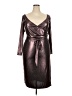 Ashley Stewart Metallic Brown Cocktail Dress Size 2X - photo 1