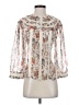 Feathers Silver 3/4 Sleeve Blouse Size EU 34 / US 4 - photo 1
