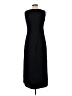 Karin Stevens 100% Polyester Solid Black Casual Dress Size 10 - photo 2