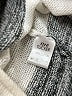 Kiwi Tucker 100% Cotton Stripes Silver Pullover Sweater Size S - photo 5