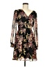 Soieblu 100% Polyester Floral Black Cocktail Dress Size M - photo 1
