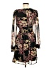Soieblu 100% Polyester Floral Black Cocktail Dress Size M - photo 2