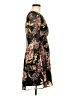 Soieblu 100% Polyester Floral Black Cocktail Dress Size M - photo 4