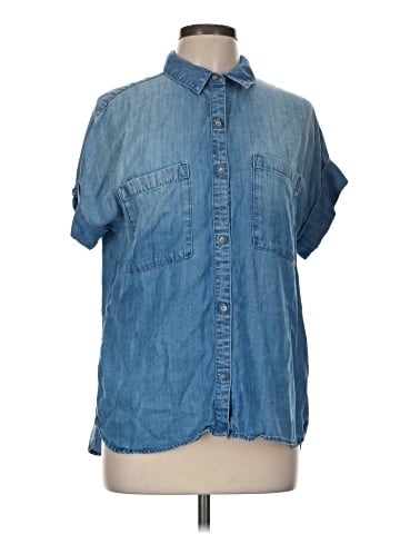 Cloth & Stone Denim Vest (view 1)