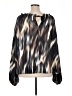 H&M Black 3/4 Sleeve Blouse Size XL - photo 2