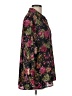 Pleione 100% Polyester Floral Black Long Sleeve Blouse Size L - photo 4