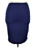 Superline Solid Blue Casual Skirt Size 2X - photo 1