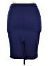 Superline Solid Blue Casual Skirt Size 2X - photo 2