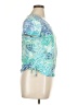 Caribbean Joe Teal Short Sleeve Top Size XL - photo 4