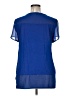 Premise Studio Blue Short Sleeve Blouse Size XL - photo 2