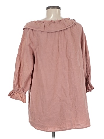 Umgee 3/4 Sleeve Blouse (view 2)