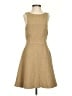 Tibi Tweed Tan Casual Dress Size 2 - photo 1