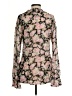 Reformation 100% Viscose Floral Pink Long Sleeve Blouse Size XS - photo 2