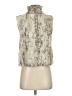 Eight Sixty 100% Polyester Silver Faux Fur Vest Size XS - photo 1