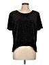 Teddi Black Short Sleeve Top Size 12 - photo 1