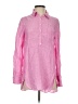 Lilly Pulitzer Pink Long Sleeve Button-Down Shirt Size 0 - photo 1