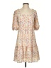 BCBGeneration Floral Tan Casual Dress Size S - photo 1