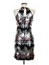 My Michelle Metallic Silver Cocktail Dress Size 7 - photo 2