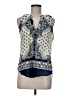 Dragonfly 100% Rayon Blue Sleeveless Blouse Size M - photo 1