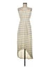 rue21 Stripes Ivory Casual Dress Size M - photo 1