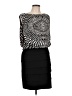 En Focus Studio Graphic Black Cocktail Dress Size 12 - photo 1