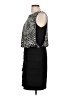 En Focus Studio Graphic Black Cocktail Dress Size 12 - photo 5