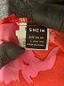 Shein 100% Polyester Floral Red Board Shorts Size L - photo 3