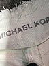 MICHAEL Michael Kors 100% Cotton Solid Green Ivory Shorts Size 2 - photo 3