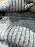 Unbranded Chevron-herringbone Blue Turtleneck Sweater Size XL (estimated) - photo 7