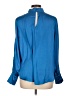 Monsoon 100% Polyester Blue Long Sleeve Blouse Size L - photo 2