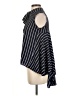 Kim & Cami Stripes Black Sleeveless Blouse Size S - photo 5