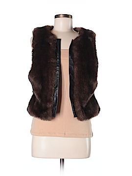 NoName vest discount 93% WOMEN FASHION Jackets Fur Brown M 