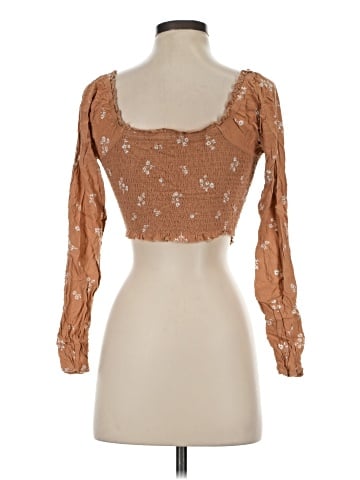 LA Hearts Long Sleeve Blouse (view 2)