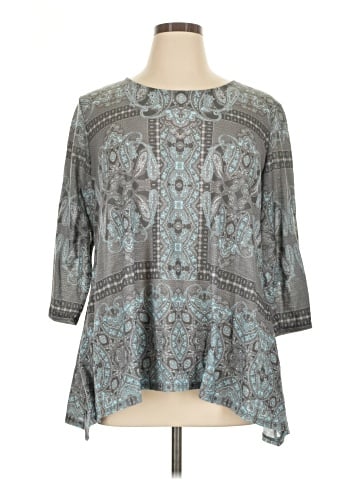Ruby Rd. 3/4 Sleeve Blouse (view 1)