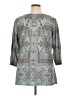 Ruby Rd. 100% Polyester Gray 3/4 Sleeve Blouse Size 1X - photo 2