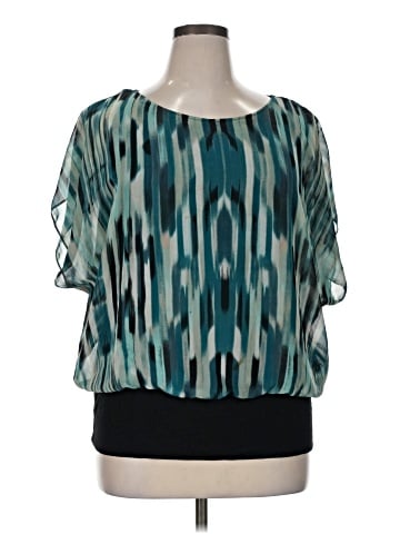 AB Studio Short Sleeve Blouse (view 1)