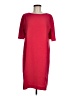 Chico's 100% Polyester Solid Red Casual Dress Size Med (1) - photo 1