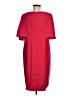Chico's 100% Polyester Solid Red Casual Dress Size Med (1) - photo 2