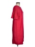 Chico's 100% Polyester Solid Red Casual Dress Size Med (1) - photo 4