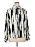 Shein 100% Polyester Animal Print Silver Long Sleeve Blouse Size XL - photo 1