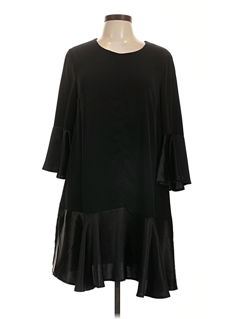 Pre-owned Slate & Willow Casual Dress In Black