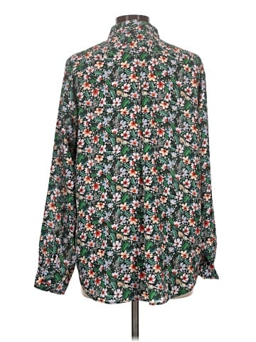 Ganni Long Sleeve Blouse (view 2)