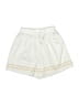 Unbranded Stripes Ivory Athletic Shorts Size S - photo 1